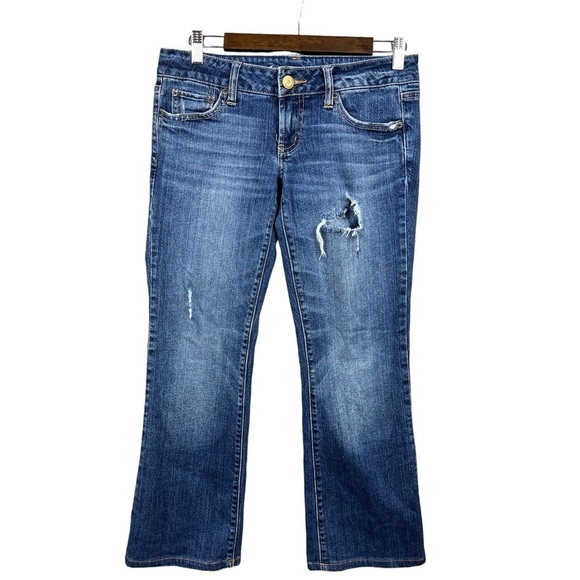 American Eagle Favorite Boyfriend Jeans Women's Size 4 Short Medium Wash - Picture 1 of 12